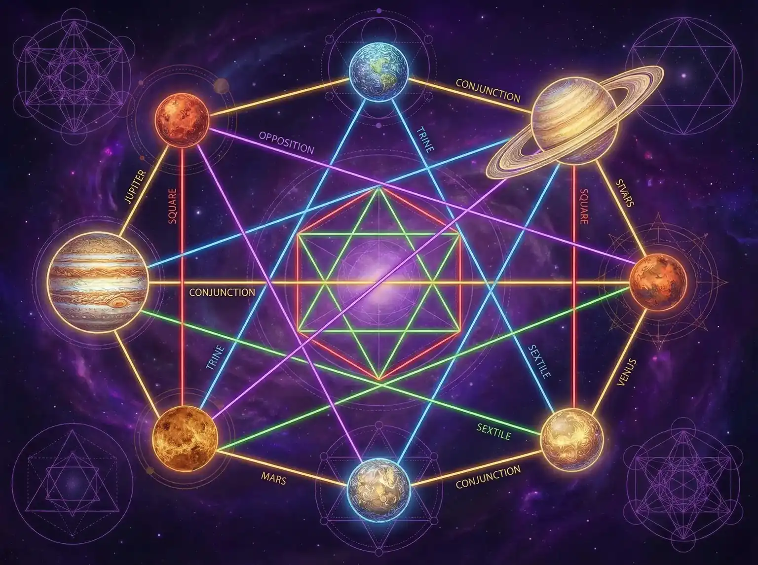 行星相位解读 - 国产剧情麻豆mv | 占星学进阶